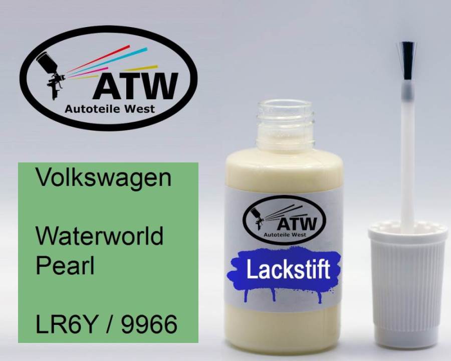 Volkswagen, Waterworld Pearl, LR6Y / 9966: 20ml Lackstift, von ATW Autoteile West.